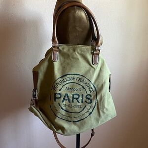 REPUBLIQUE FRANCAISE Olive Tote Bag